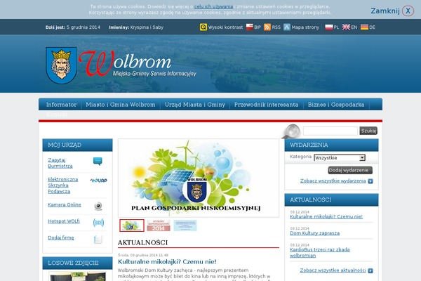 wolbrom.pl site used Wolbrom