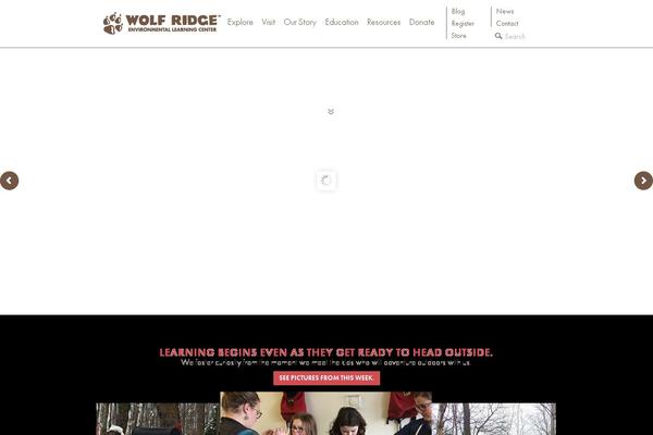 wolf-ridge.org site used Nerdery-skeleton-theme