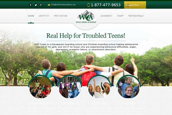 wolfcreekacademy.org site used Envoy