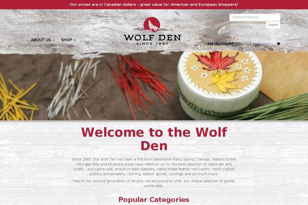 wolfden.ca site used Bootstrap3.3.6