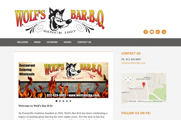 Restaurateur theme site design template sample