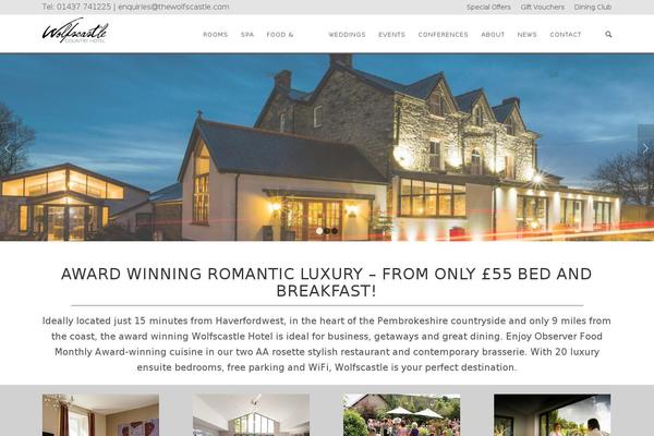 Enfold theme site design template sample