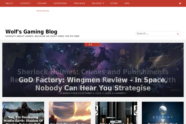 WordPress website example screenshot