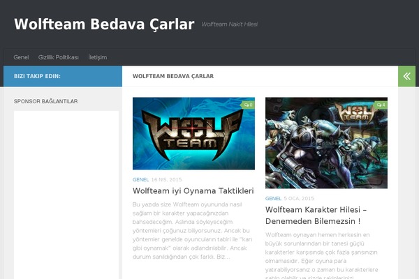 Hueman theme site design template sample