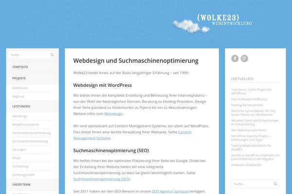 wolke23.de site used Webdesign-seo