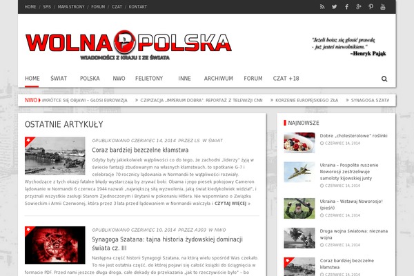 WordPress website example screenshot