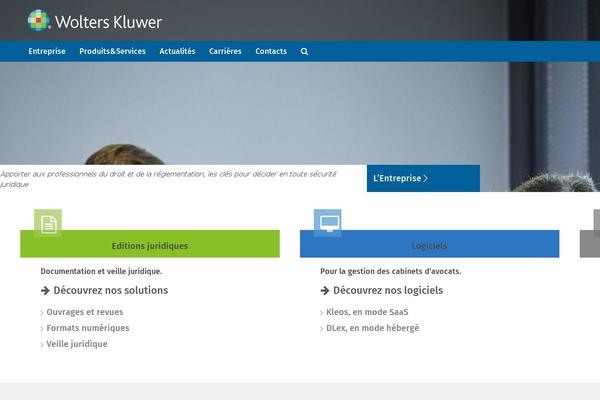wolterskluwerfrance.fr site used Espace-lamyline