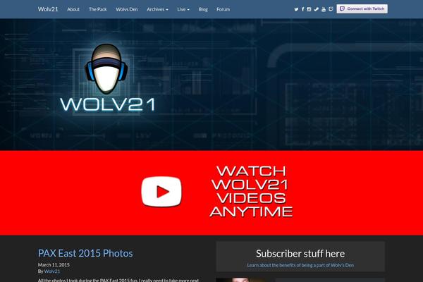 Site using Barrytwitch plugin