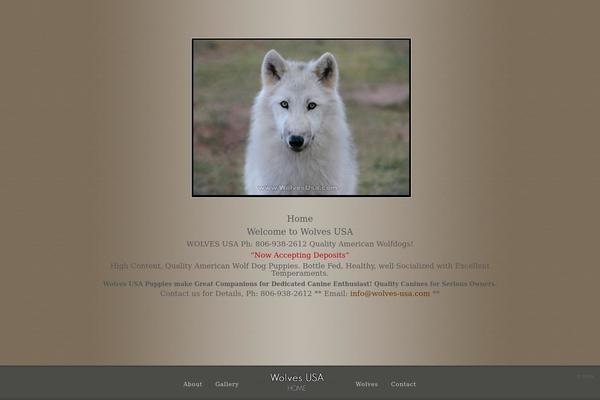 wolves-usa.com site used Wusa