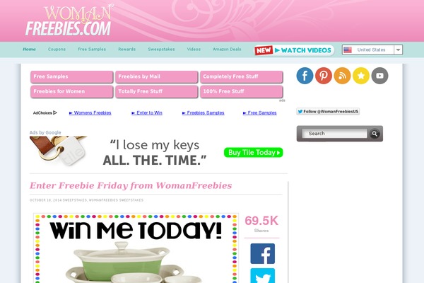 womanfreebies.com site used Wf_us_9.7