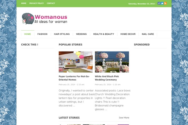 womanous.com site used Fuzito