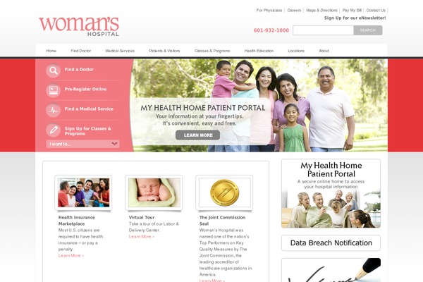 womanshospitalms.com site used Ballywho-themes