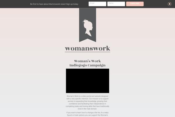 womanswork.ca site used Womanswork