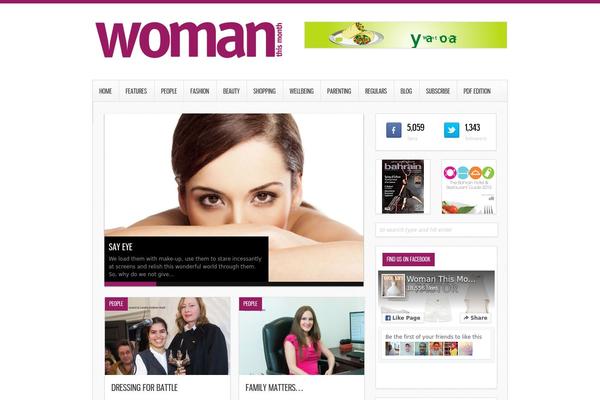 womanthismonth.com site used Wtm