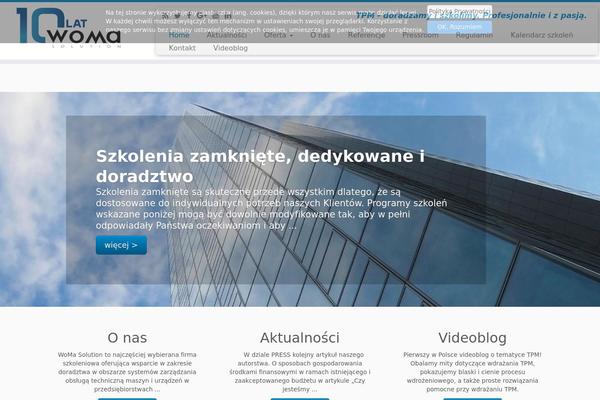 WordPress website example screenshot
