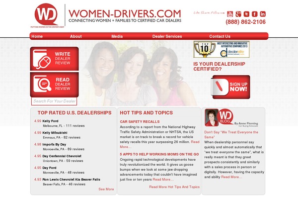 women-drivers.com site used Dynamik-wd