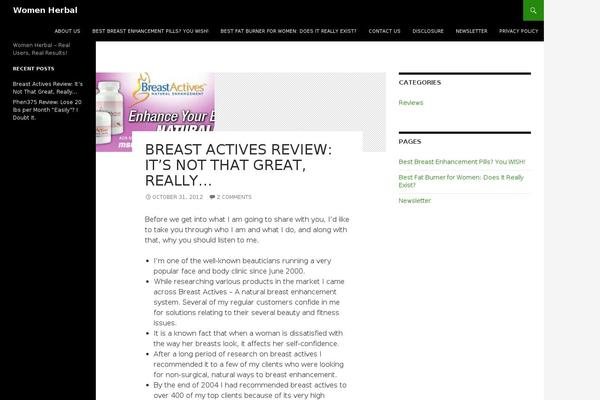 WordPress website example screenshot