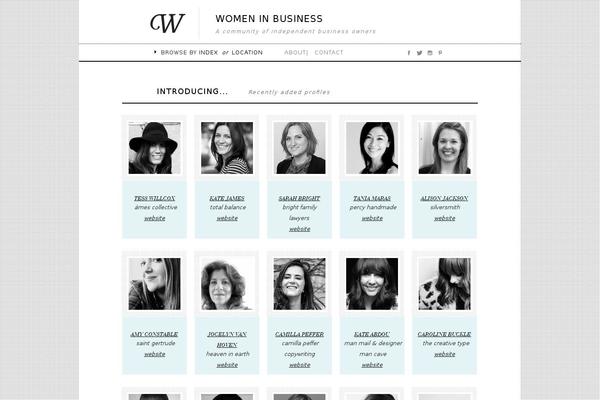 womeninbusiness.com.au site used Wib