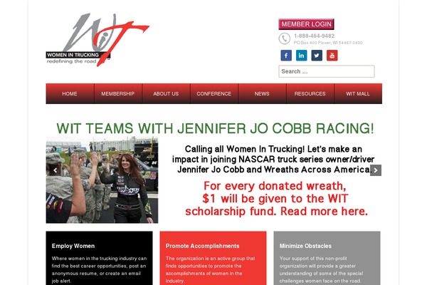 WordPress website example screenshot