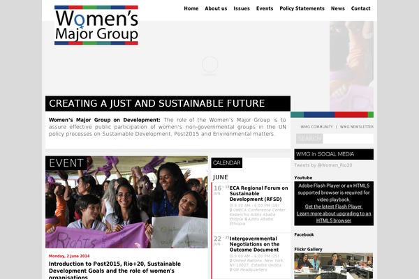 womenmajorgroup.org site used Wmg-theme