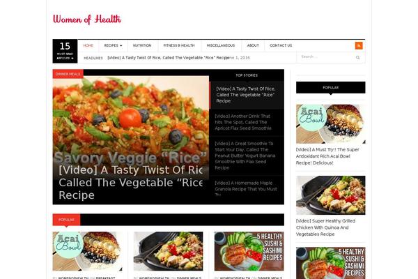 WordPress website example screenshot