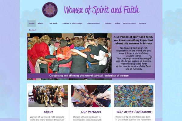 womenofspiritandfaith.org site used NonProfit