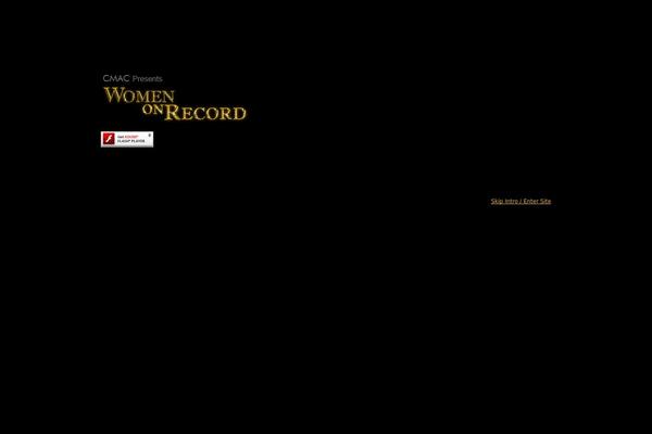 womenonrecord.com site used Wor