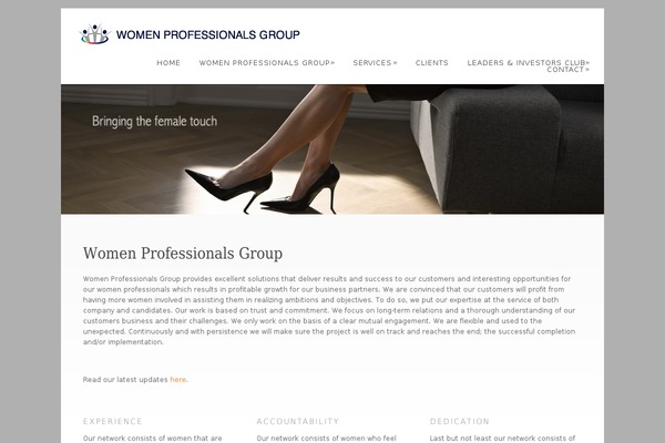 WordPress website example screenshot