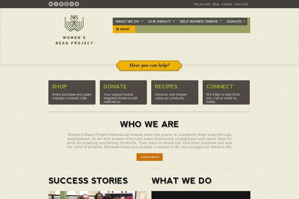 Wb theme site design template sample