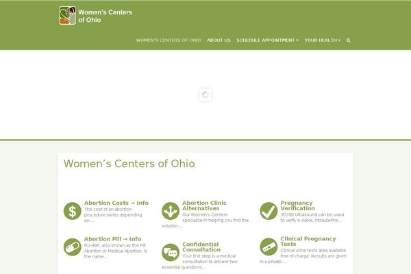 womenscenterohio.com site used X | The Theme