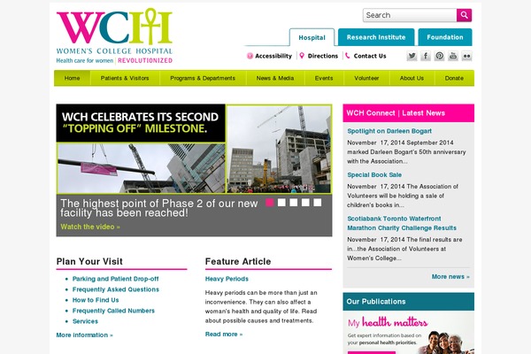 womenscollegehospital.ca site used Sb-wch