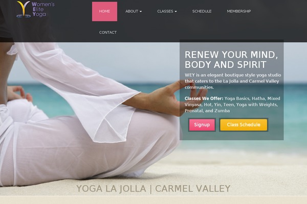 womenseliteyoga.com site used Simple-logic