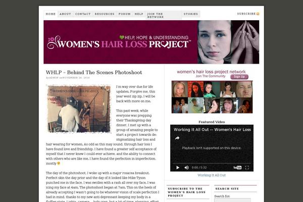 womenshairlossproject.com site used Whlp