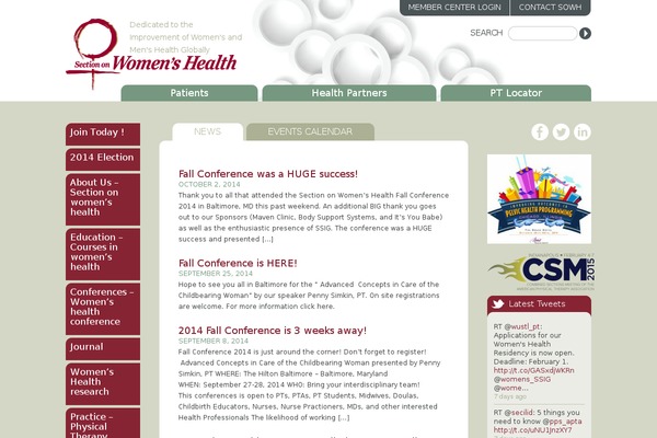 womenshealthapta.org site used Sowh
