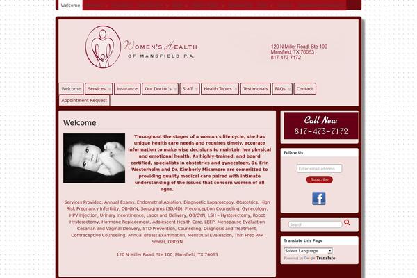 Suffusion theme site design template sample