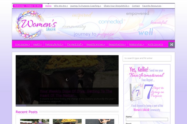 WordPress website example screenshot