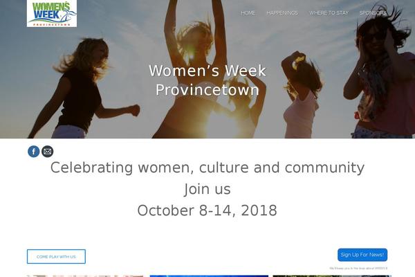 WordPress website example screenshot