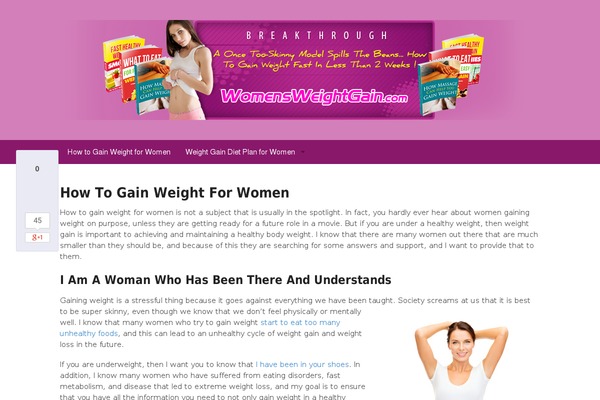 womensweightgain.com site used Canvasnew
