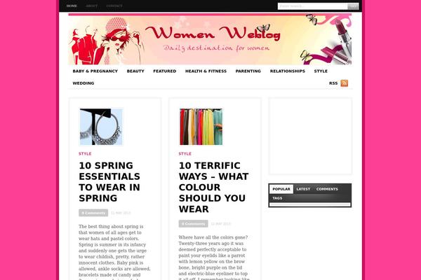 WordPress website example screenshot
