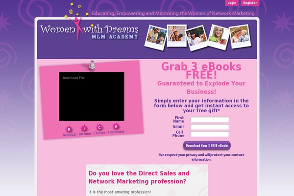WordPress website example screenshot