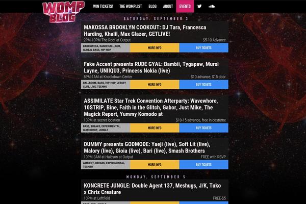 wompblog.com site used Nightclub-premium