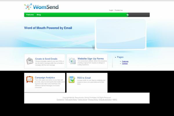 womsend.com site used Womsend.com