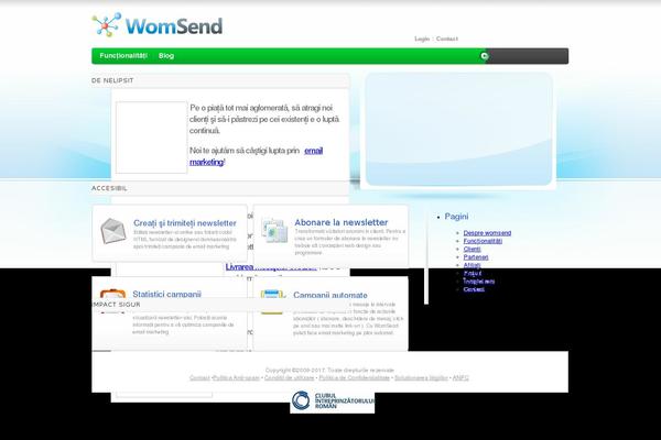 womsend.ro site used Womsend.ro