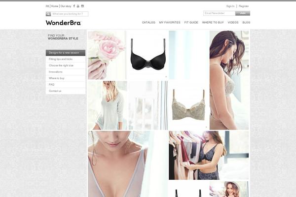 wonderbra.ca site used Wonderbra