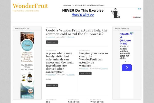 Magazine Basic theme site design template sample