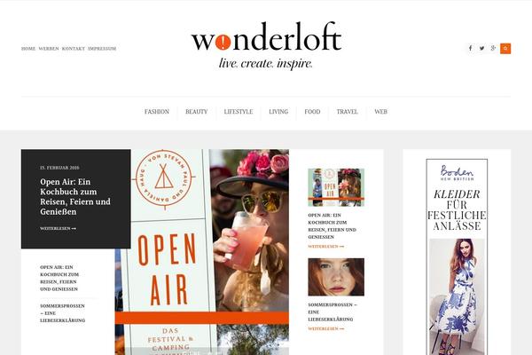 wonderloft.de site used Stylishmag