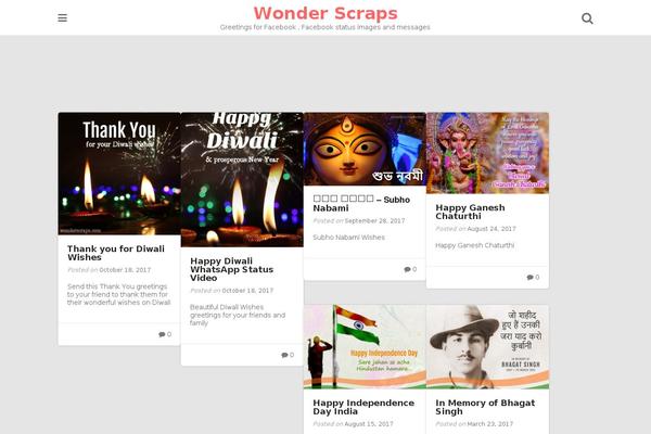 wonderscraps.com site used Pingraphy