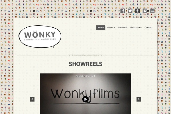 wonkyfilms.com site used Wp_mozzy5-v1.1.1