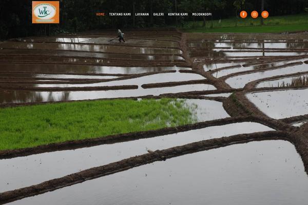 WordPress website example screenshot