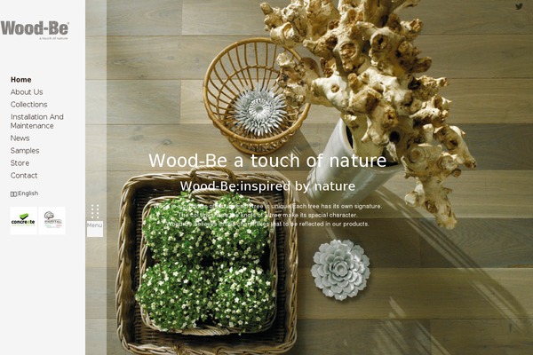 wood-be.com site used Parital-theme